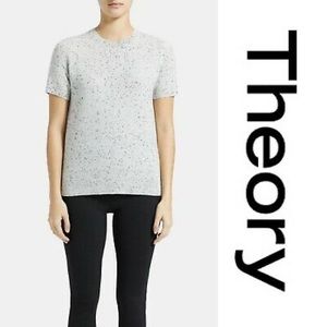 Theory 100% cashmere tee size S/P